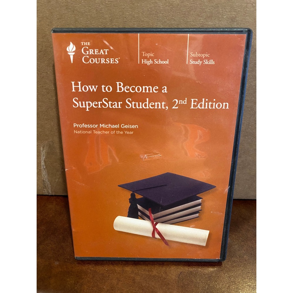 The Great Courses How to Become a SuperStar Student 2nd Edition DVD Study Skills